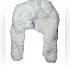 Obermeyer Orbit Fur Hat White Kids Size 5-8 | EUC